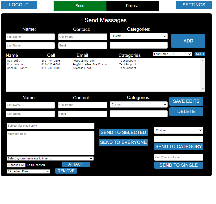 SimpliFYI - Texting Console for Business 